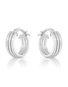 Bijuterii rotunzi dama argint, Cercei argint 925 rotunzi SH065-OR10-RH, bb-shop.ro
