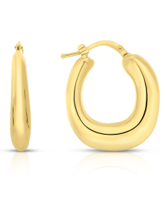 Bijuterii rotunzi, Cercei aur 14 kt rotunzi EORG2948EX1-Y, bb-shop.ro