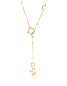 Bijuterii, Colier copii Bbee aur 14 kt cu felie de pepene si diamante BB76757U-EN4YT, bb-shop.ro