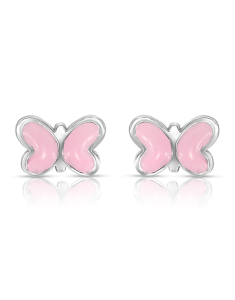 Cercei stud fara piatra, Cercei copii Maribelle argint 925 stud cu fluturasi, bb-shop.ro