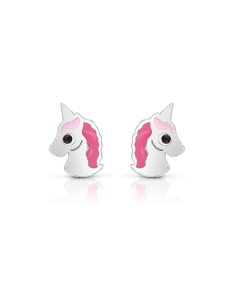 Bijuterii MARIBELLE, Cercei copii Maribelle argint 925 stud cu unicorn ORBABY521-RH-F, bb-shop.ro