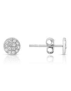Bijuterii diamant, Cercei aur 14 kt stud cu diamante QE5168B, bb-shop.ro