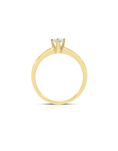 Inele de logodna, Inel de logodna aur 14 kt cu diamant RG082300-20-214, bb-shop.ro
