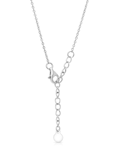 Bijuterii cubic zirconia, Colier argint 925 cu cubic zirconia si floare ZKSN-11556-RH-AMW, bb-shop.ro