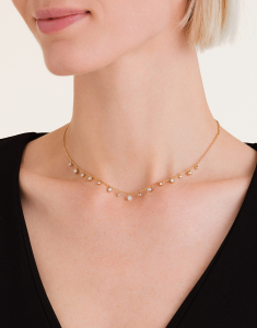 Coliere rolo cristal, Colier Rosefield cu cristale JNDCG-J1017, bb-shop.ro