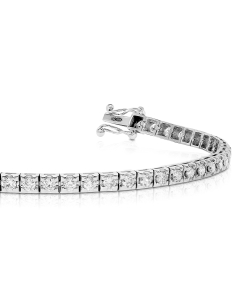Bijuterii tennis, Bratara aur 18 kt tennis cu diamante BC01-162-300-118, bb-shop.ro