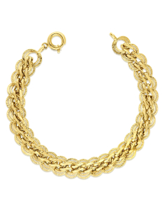 Bratari fantezie dama, Bratara aur 14 kt TBLK396-Y, bb-shop.ro