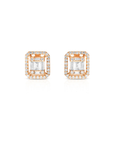 Bijuterii aur 14 kt, Cercei Aur 14 kt stud cu diamante ER102202-25-314, bb-shop.ro
