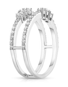 Bijuterii dama, Inel aur 18 kt cu diamante RG072671-118, bb-shop.ro
