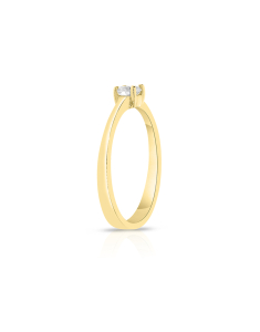 Bijuterii dama aur 14 kt diamant aur, Inel de logodna aur 14 kt solitaire cu diamant RG082163-20-214, bb-shop.ro