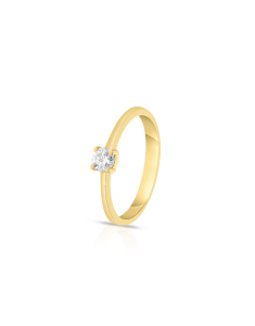 Bijuterii dama aur 14 kt diamant aur, Inel de logodna aur 14 kt solitaire cu diamant RG082163-20-214, bb-shop.ro