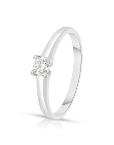 Bijuterii aur, Inel de logodna aur 18 kt cu diamant, bb-shop.ro