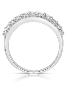 Bijuterii diamant, Inel aur 18 kt cu diamante RG096406-118, bb-shop.ro