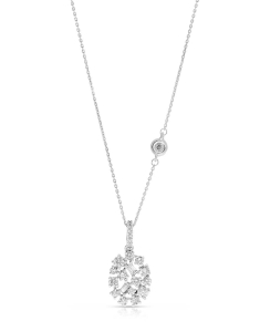 Coliere, Colier aur 14 kt cu diamante PD097598-114, bb-shop.ro