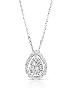 Coliere, Colier aur 18 kt cu diamante PD097674-118, bb-shop.ro