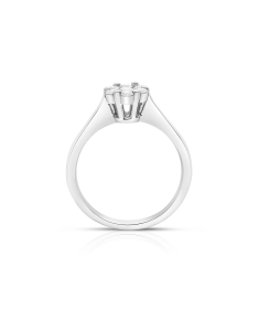 Bijuterii dama, Inel aur 14 kt bouquet cu diamante RG097918-02-114, bb-shop.ro