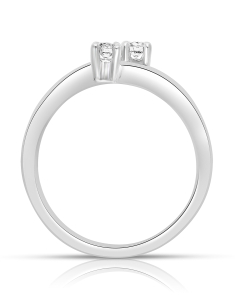 Bijuterii, Inel aur 14 kt cu diamante RG100033-114, bb-shop.ro
