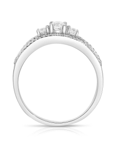 Bijuterii, Inel aur 18 kt  cu diamante RG100467-118, bb-shop.ro
