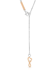 Bijuterii de lux dama safir, Colier aur 18 kt cu diamante si safir PD101601-118-SP, bb-shop.ro