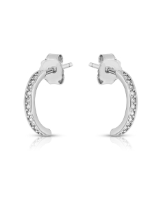 Bijuterii argint cubic zirconia, Cercei argint 925 stud cu cubic zirconia E612167D-EG-W, bb-shop.ro