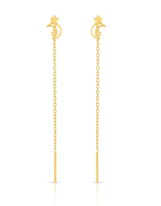 Bijuterii, Cercei aur 14 kt cu semiluna VX5FOR6E11484-3, bb-shop.ro