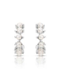 Bijuterii argint perla sintetica, Cercei argint 925 cu perle BGE2003123-01-RH-W, bb-shop.ro