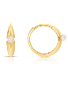 Bijuterii, Cercei copii Lilu aur 14 kt rotunzi cu perle de cultura OT404159Y-PW, bb-shop.ro