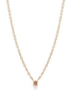 Bijuterii diamant maro, Colier Fabio Collection aur 18 kt cu diamant maro CI014-P-BR-0.1, bb-shop.ro