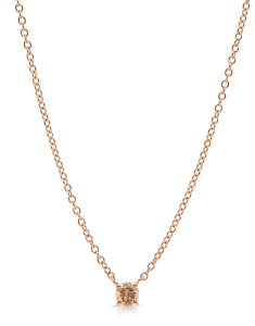 Bijuterii diamant maro, Colier Fabio Collection aur 18 kt cu diamant maro CI014-P-BR-0.2, bb-shop.ro