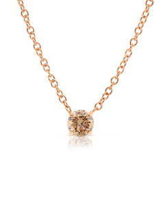 Bijuterii diamant maro, Colier Fabio Collection aur 18 kt cu diamant maro CI014-P-BR-0.4, bb-shop.ro