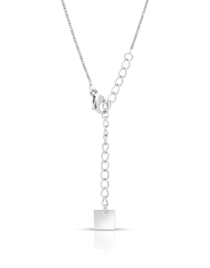 Bijuterii otel inoxidabil, Colier Zag Nikki cu cubic zirconia SNS12062-00WHT, bb-shop.ro