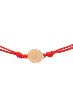 Bratari, Bratara Ekan snur textil cu aur 14 kt XB52760R-R-AM5, bb-shop.ro