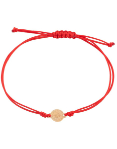 Bratari, Bratara Ekan snur textil cu aur 14 kt XB52760R-R-AM5, bb-shop.ro