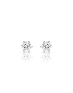 Bijuterii aur 14 kt, Cercei aur 14 kt stud cu diamant ER097703-01-114, bb-shop.ro