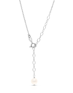 Bijuterii rolo argint, Colier argint 925 cu perle B001AG-RH-W, bb-shop.ro