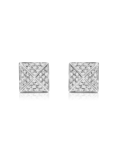 Bijuterii aur 14 kt, Cercei aur 14 kt stud cu diamante SE21606-W, bb-shop.ro