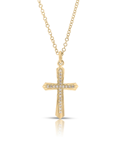 Coliere, Colier aur 14 kt cu diamante SN57565-Y, bb-shop.ro