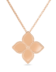 Bijuterii dama, Colier Roberto Coin Princess Flower aur 18 kt AR777CL0651R, bb-shop.ro
