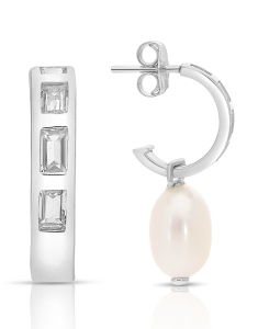 Bijuterii, Cercei argint 925 stud cu perle de cultura si cubic zirconia ES10515PE-WH, bb-shop.ro