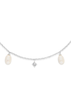 Bratari dama argint perla de cultura, Bratara argint 925 cu perle de cultura si cubic zirconia BB2571-AS035-WH, bb-shop.ro