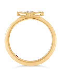 Inele ROBERTO COIN, Inel Roberto Coin Love by Yard for Carousel aur 18 kt cu diamante ADR777RI3565Y, bb-shop.ro