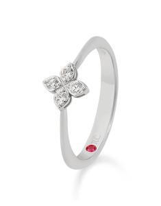 Bijuterii, Inel Roberto Coin Love by Yard for Carousel aur 18 kt cu diamante ADR777RI3769W, bb-shop.ro