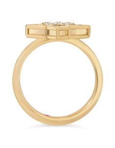 Bijuterii, Inel Roberto Coin Tiny Princess for Carousel aur 18 kt cu diamante si ceramica ADR888RI2501_03Y, bb-shop.ro
