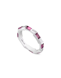 Bijuterii aur 18 kt altele, Inel Gucci Link to Love aur 18 kt cu rubelite YBC662256001, bb-shop.ro