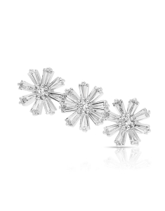 Bijuterii, Brosa argint 925 cu cubic zirconia si floare R33AAE00WE00L8QB0, bb-shop.ro