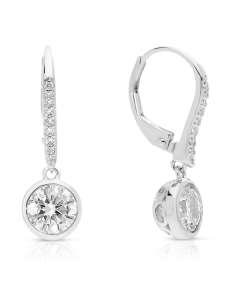 Bijuterii dama, Cercei argint 925 cu cubic zirconia R2AQLQ006G00L8QB0, bb-shop.ro
