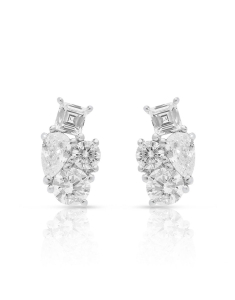 Bijuterii lungi, Cercei argint 925 stud lung cu cubic zirconia R2AFT8007U00L7VB0, bb-shop.ro