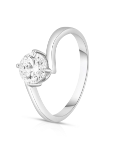 Bijuterii solitaire, Inel argint 925 cu cubic zirconia R4AQJ400LA00L8QB0, bb-shop.ro