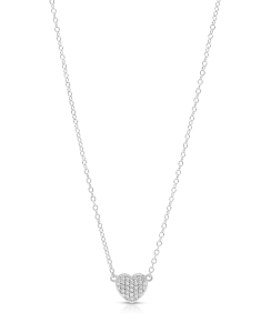 Bijuterii rolo dama, Colier argint 925 cu cubic zirconia si inima R0AATC001V00L7VB0, bb-shop.ro