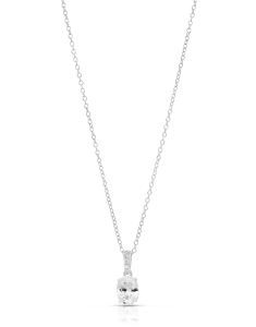 Bijuterii argint, Colier argint 925 cu cubic zirconia R3AUN1007G00L8QB0, bb-shop.ro